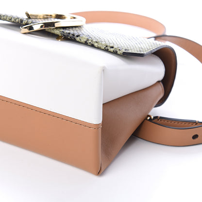 3.1 Phillip Lim 3.1 Python Embossed Smooth Calfskin Mini Alix Top Handle Satchel Green Multicolor 7 of 7