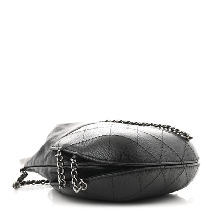 Chanel Calfskin Quilted Small Gabrielle Bucket Black 3 of 9