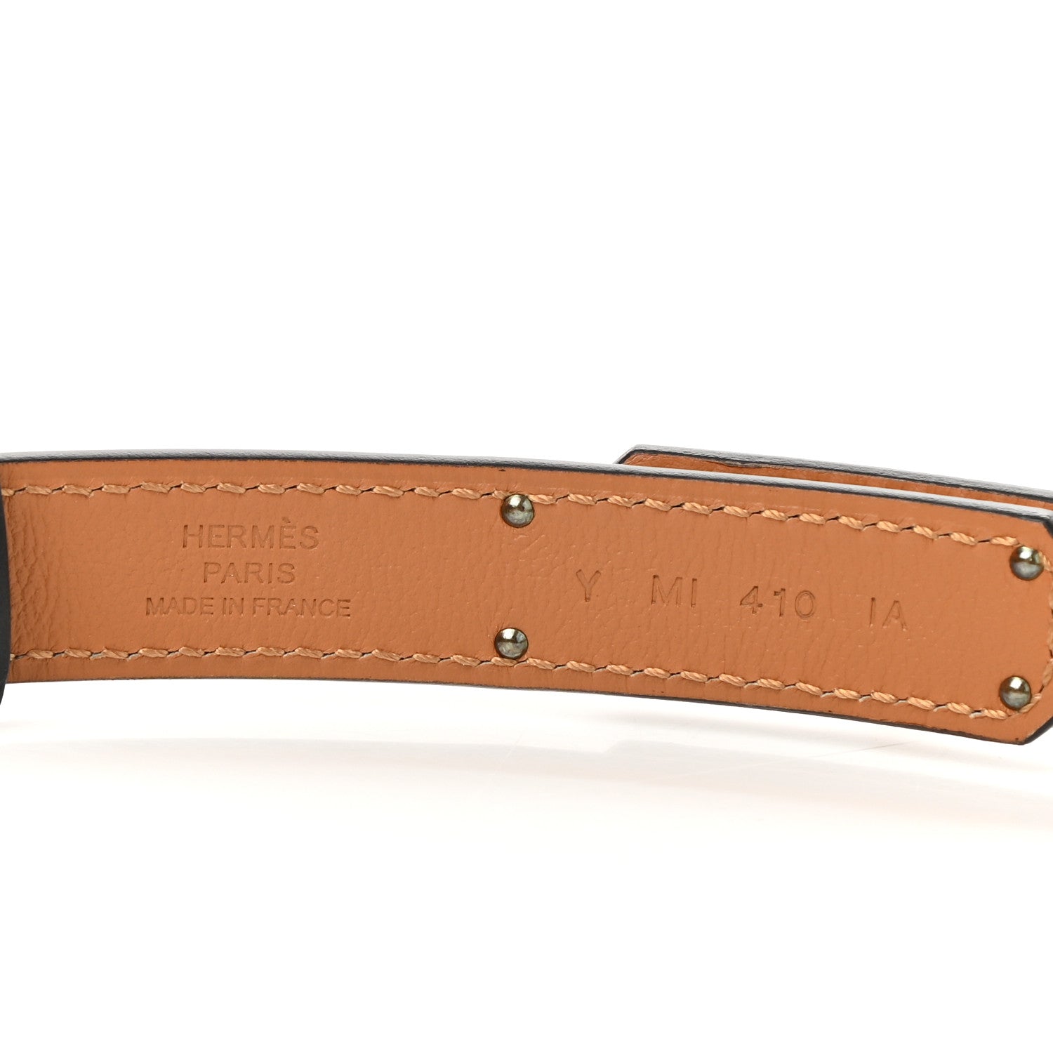 Hermes Epsom Kelly Belt Black 3 of 4