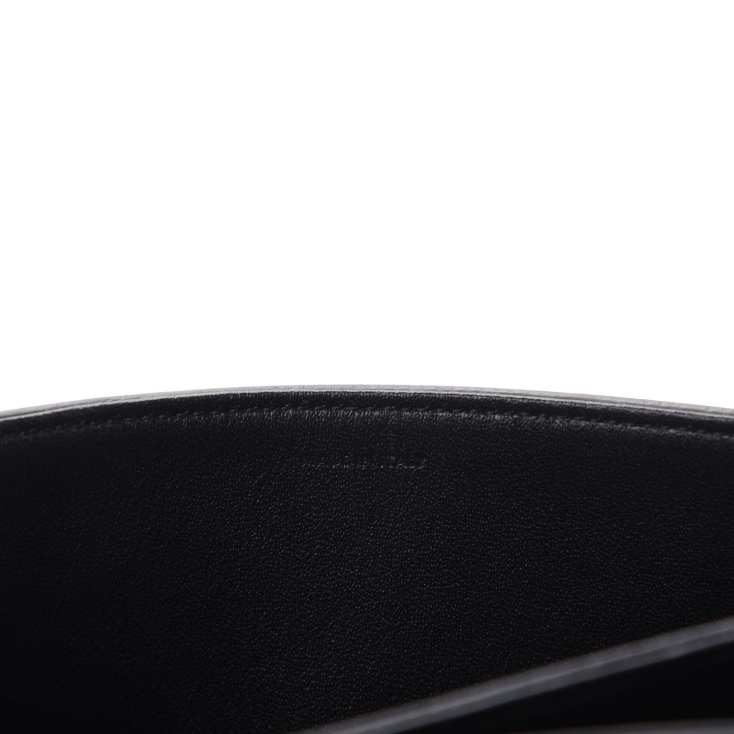 Shiny Calfskin Medium C Bag Black