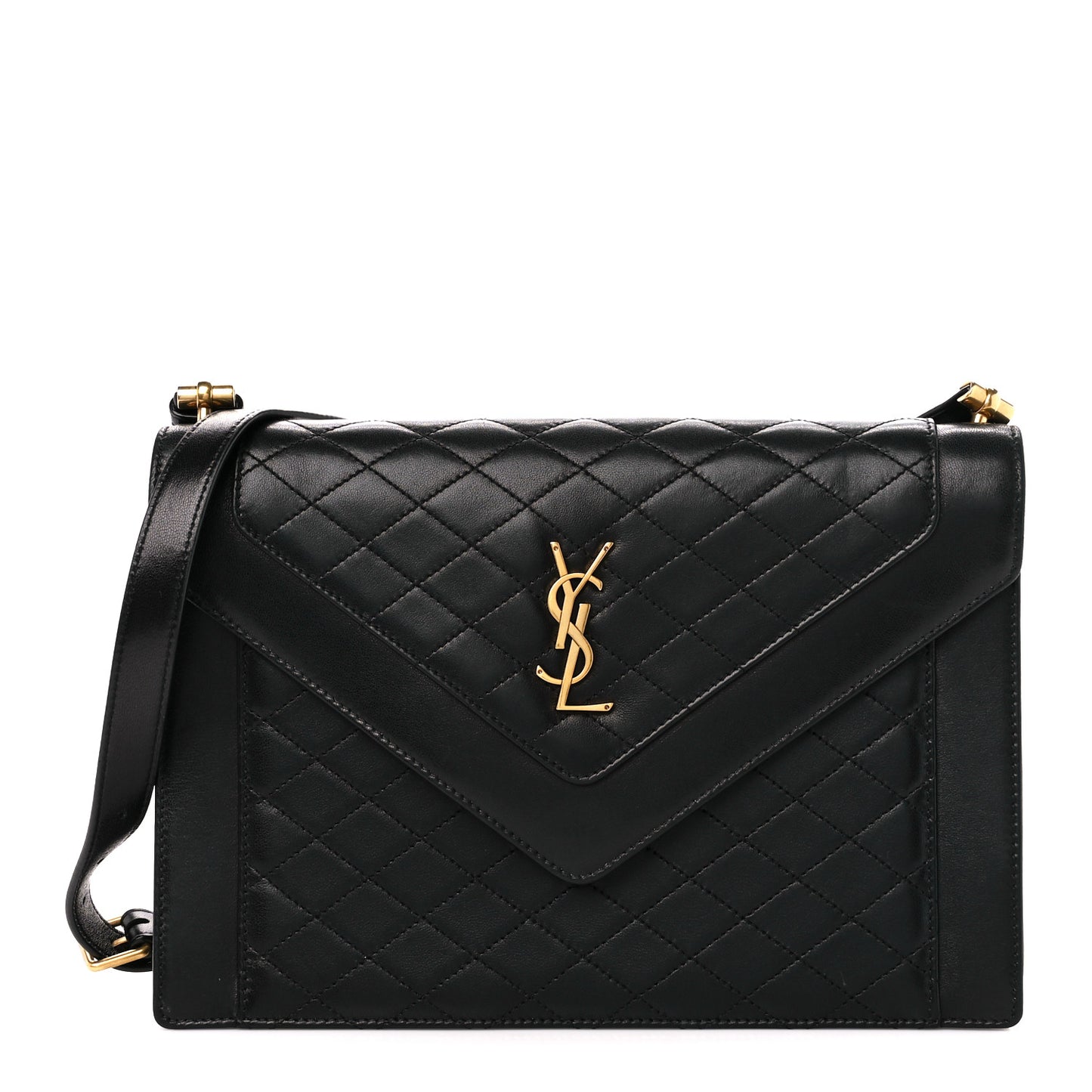 Lambskin Quilted Mini Gaby Satchel Black
