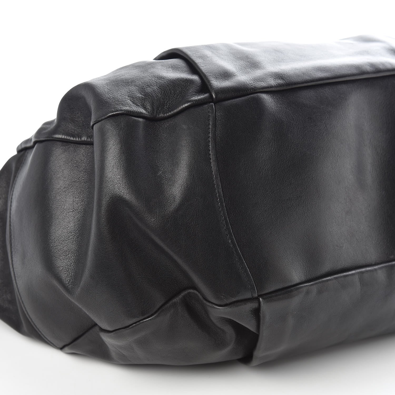 Prada Soft Calfskin Flap Shoulder Bag Black 5 of 14