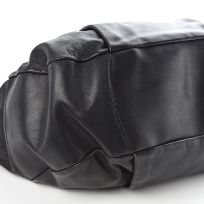 Prada Soft Calfskin Flap Shoulder Bag Black 5 of 14