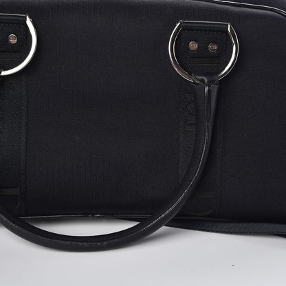 Christian Dior Nylon Crystal Satchel Black 13 of 19