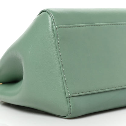 Fendi Nappa Mini Peekaboo Iconic Satchel Menta 7 of 8
