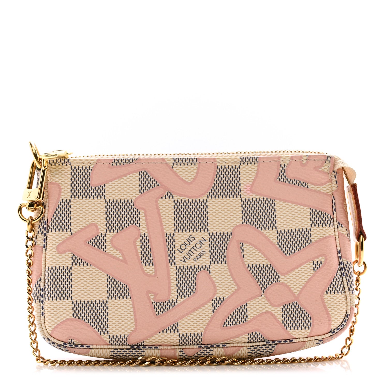 Louis Vuitton Damier Azur Tahitienne Mini Pochette Accessories 1 of 7