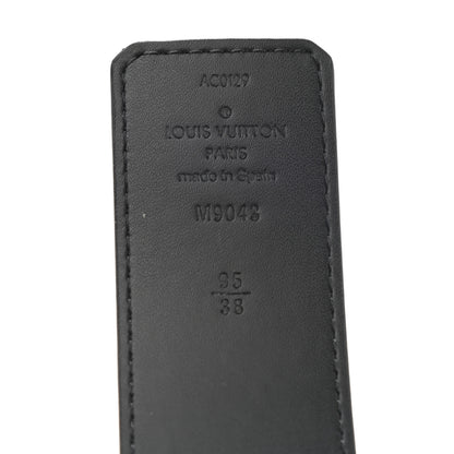 Louis Vuitton Monogram Eclipse Taigarama 40mm LV Initiales Reversible Belt 95 38 Black 5 of 8