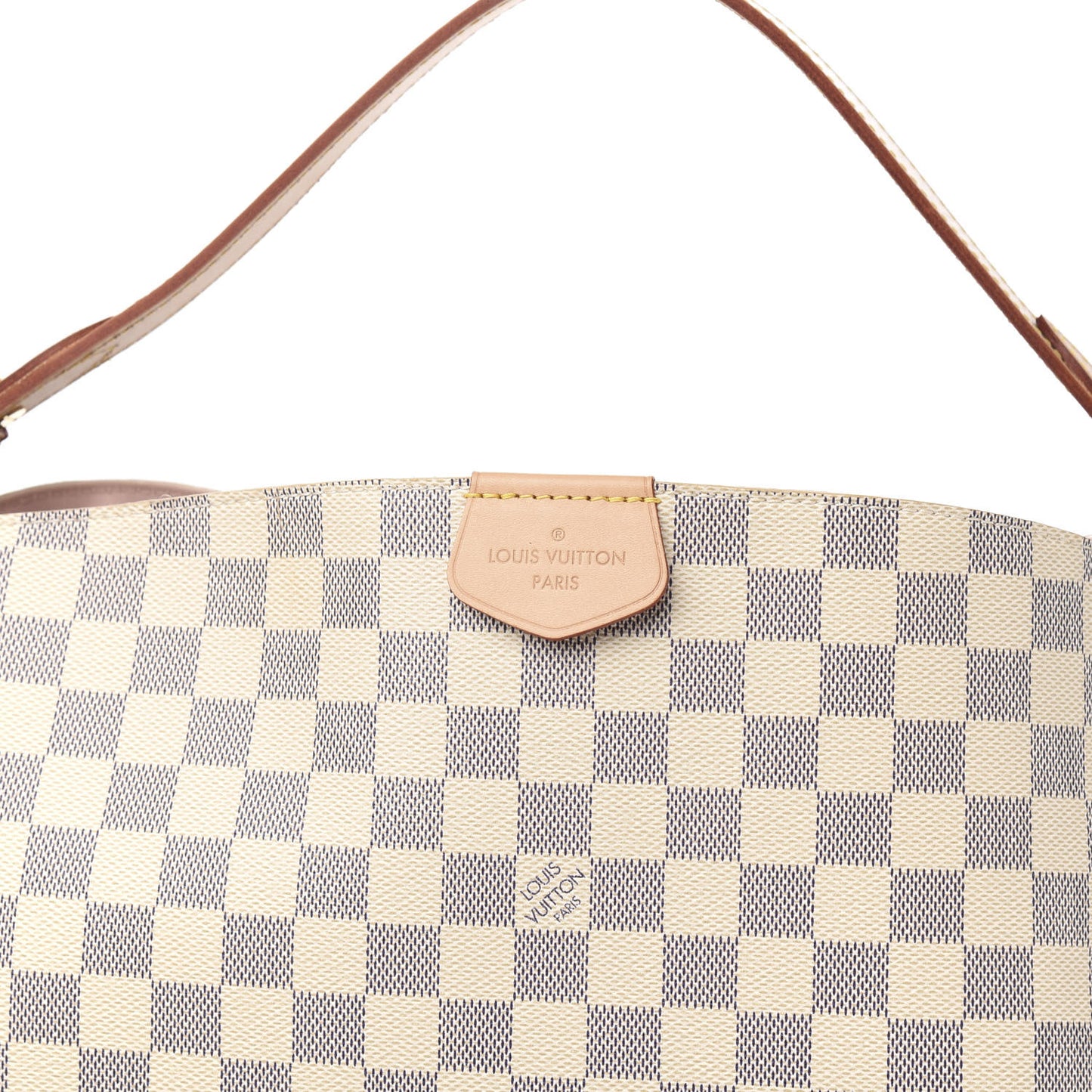 Damier Azur Graceful MM Rose Ballerine