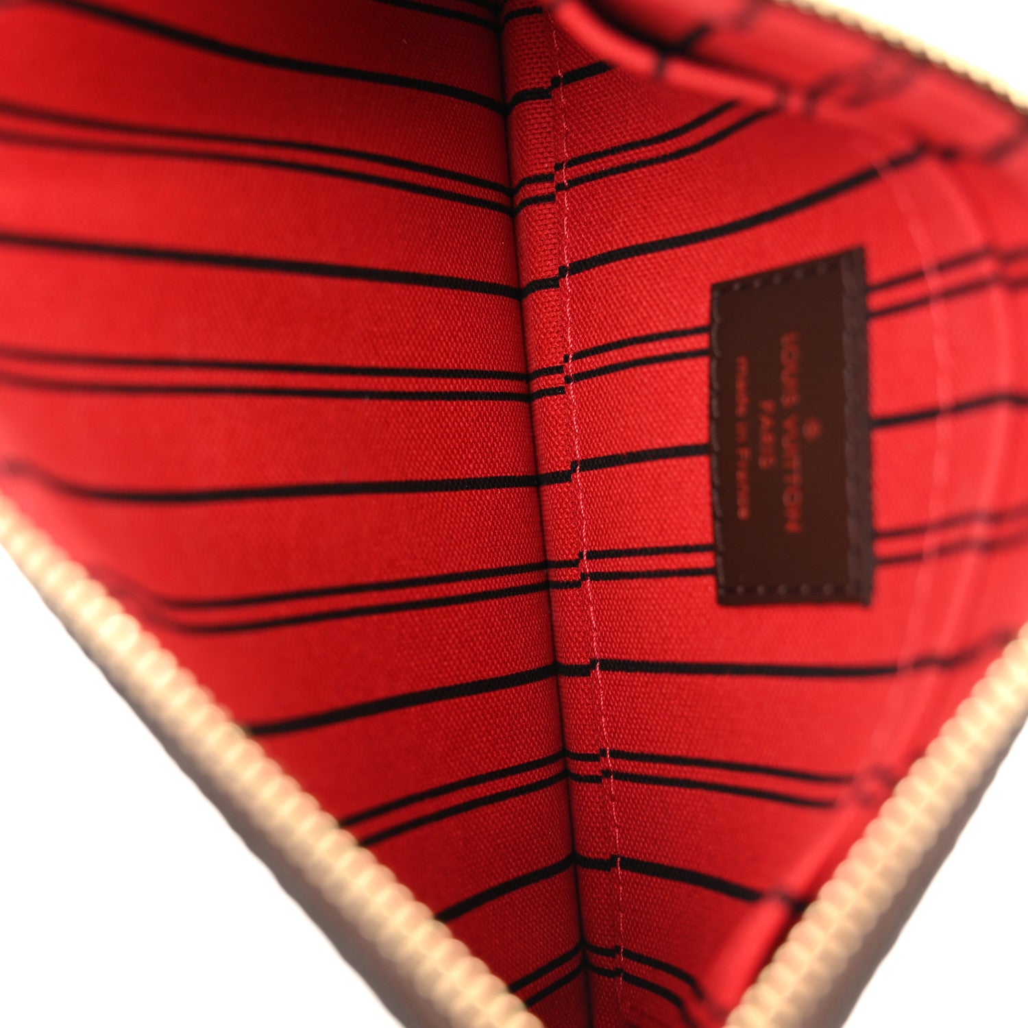 Louis Vuitton Damier Ebene Neverfull PM Pochette 6 of 10