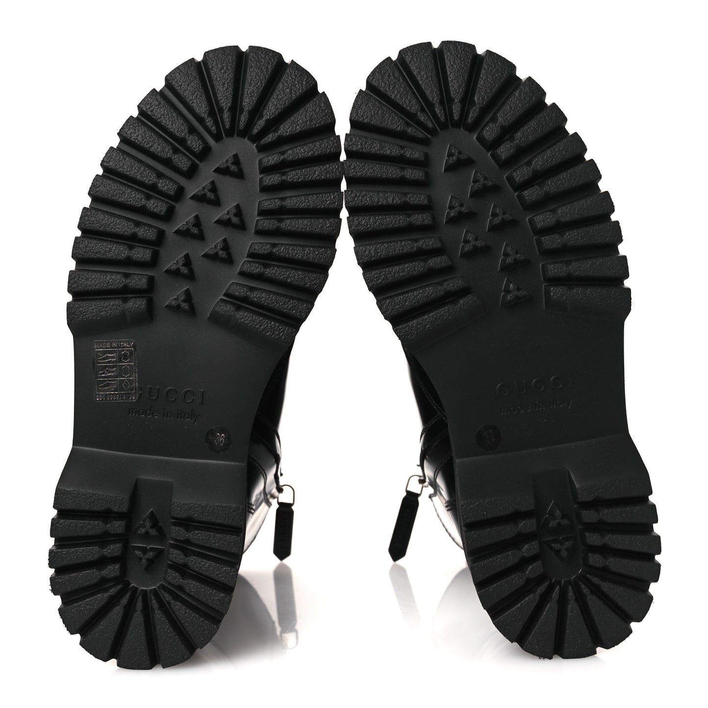 Spice Lux Nappa Web Combat Boots 36 Black