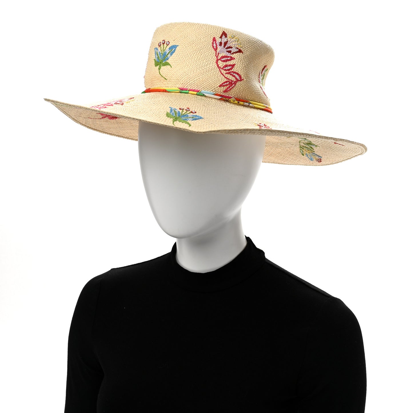 Straw Englantine Hat 56 Naturel Amazone Pop