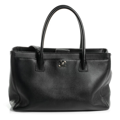 Chanel Calfskin Cerf Executive Shopper Tote Black 1 of 7
