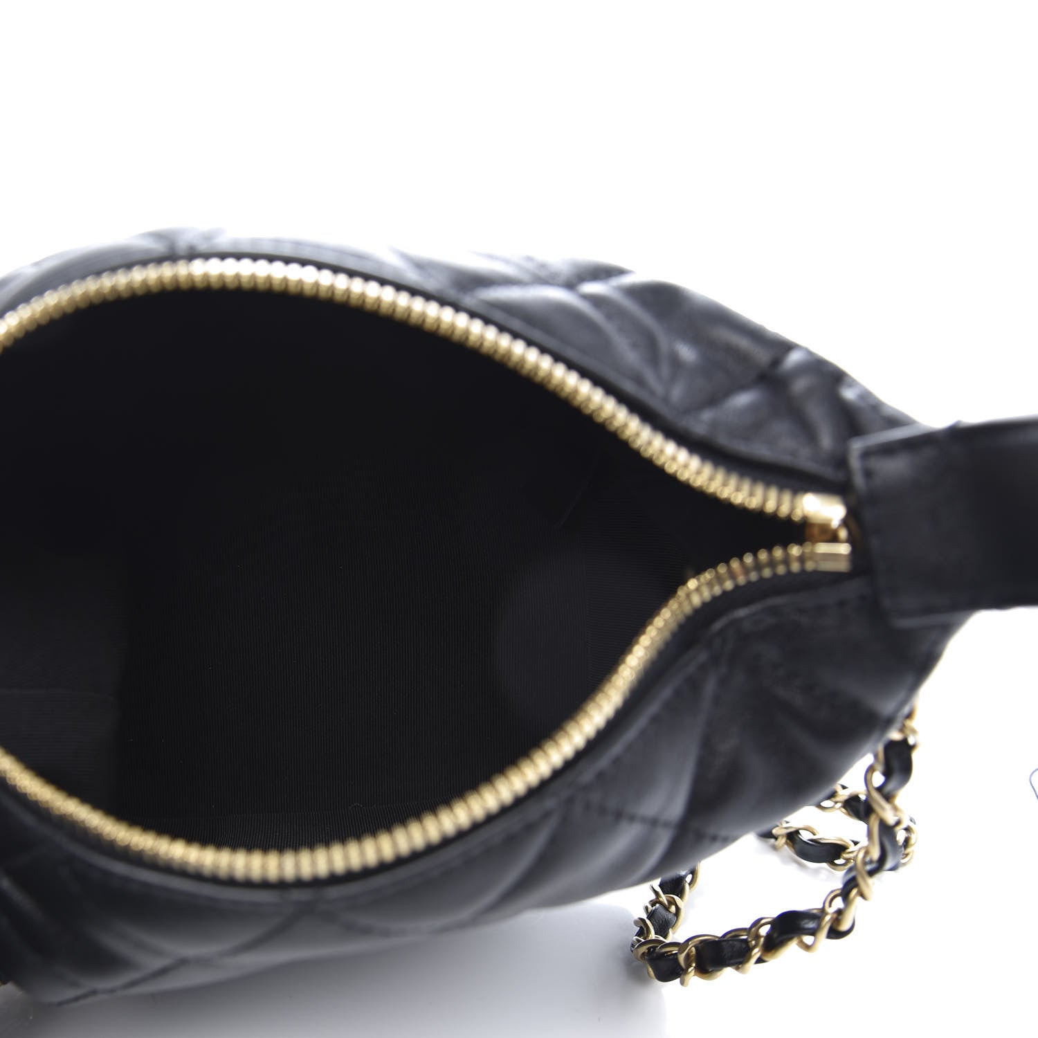 Chanel Lambskin Quilted Small Perfect Meeting Hobo Black 5 of 14