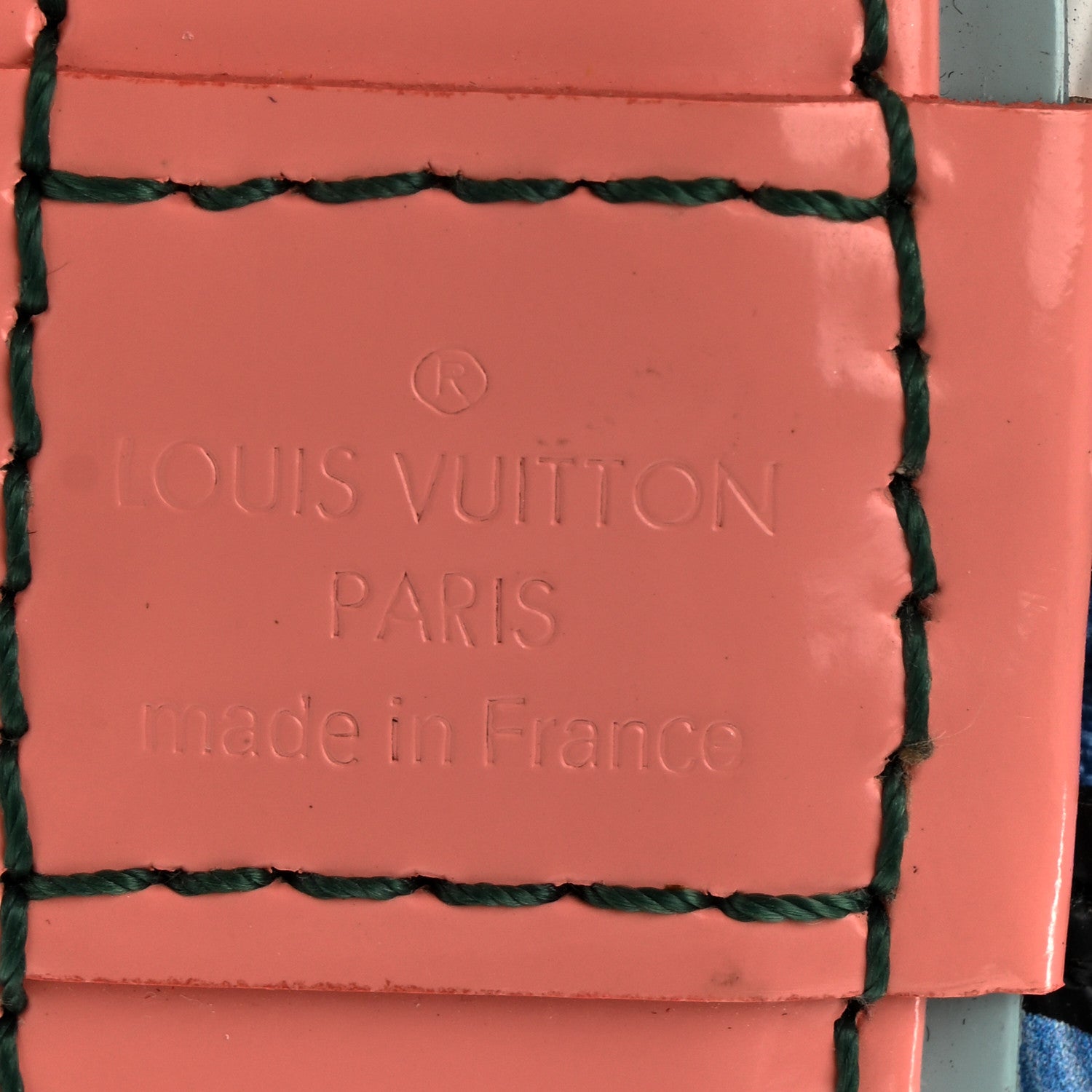 Louis Vuitton Epi Alma BB Aqua 6 of 9