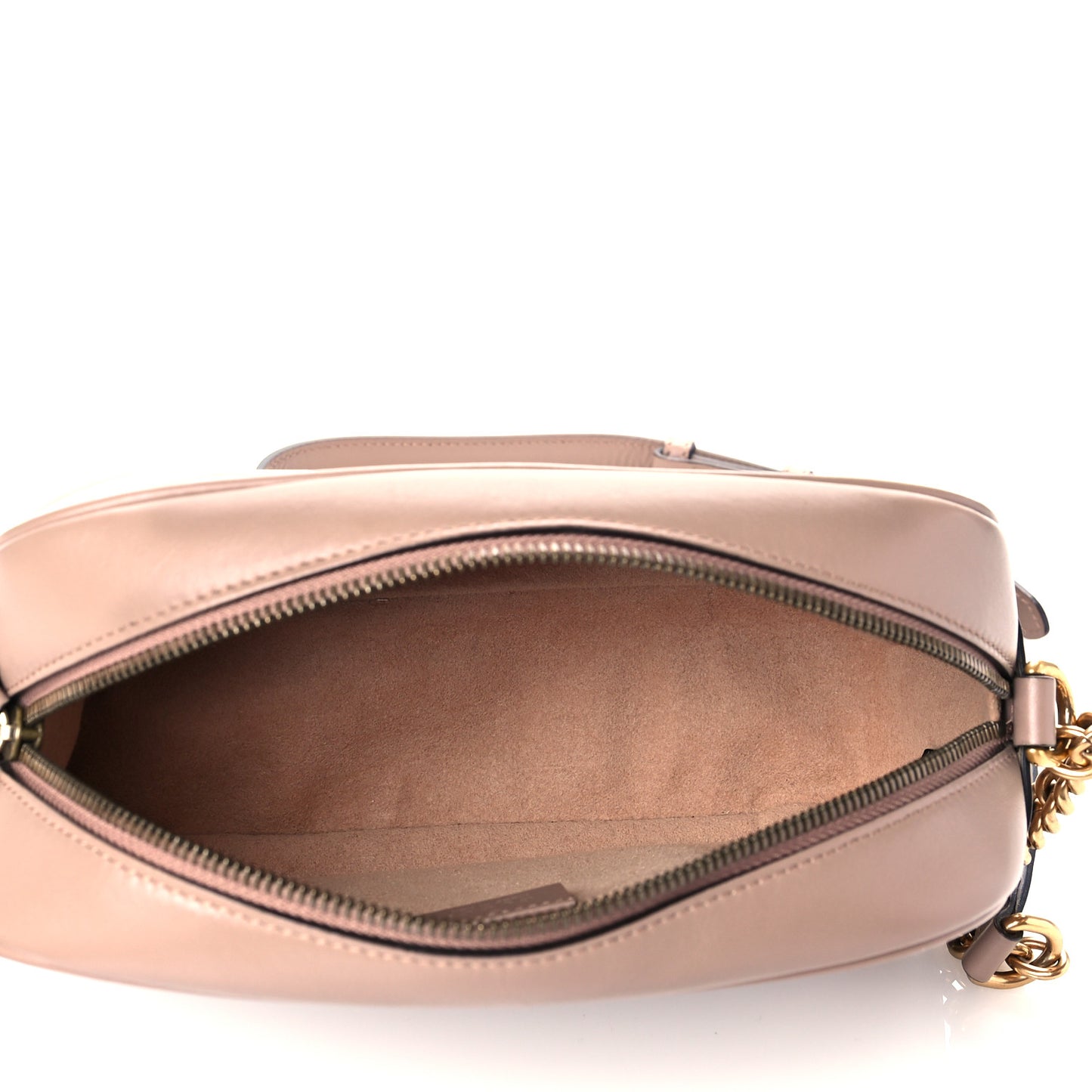 Calfskin Matelasse Small GG Marmont Chain Shoulder Bag Porcelain Rose