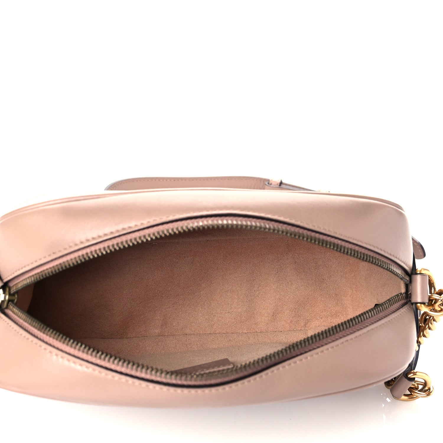 Gucci Calfskin Matelasse Small GG Marmont Chain Shoulder Bag Porcelain Rose 5 of 11