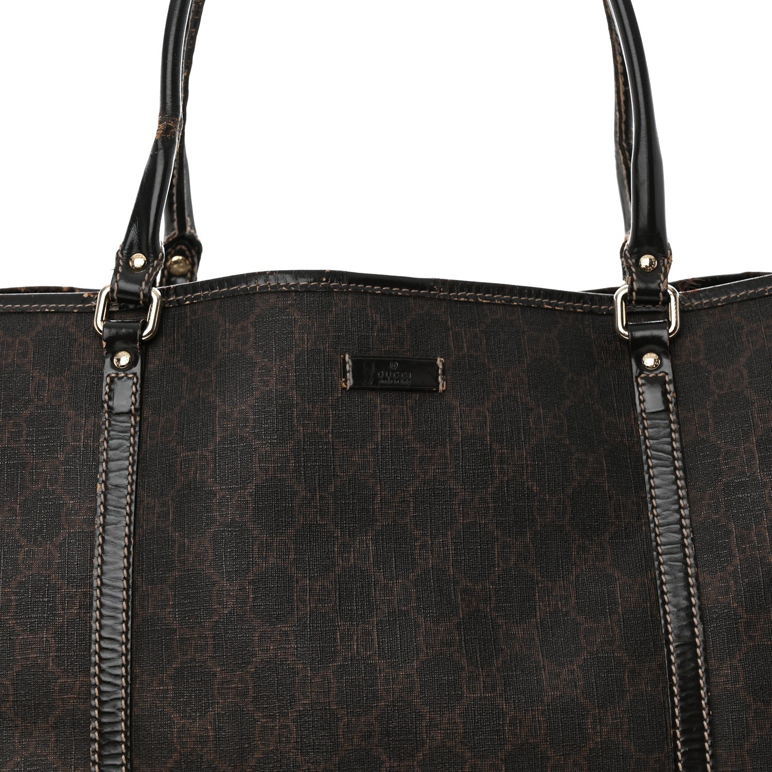 Gucci GG Plus Monogram Large Joy Tote Dark Brown 8 of 16