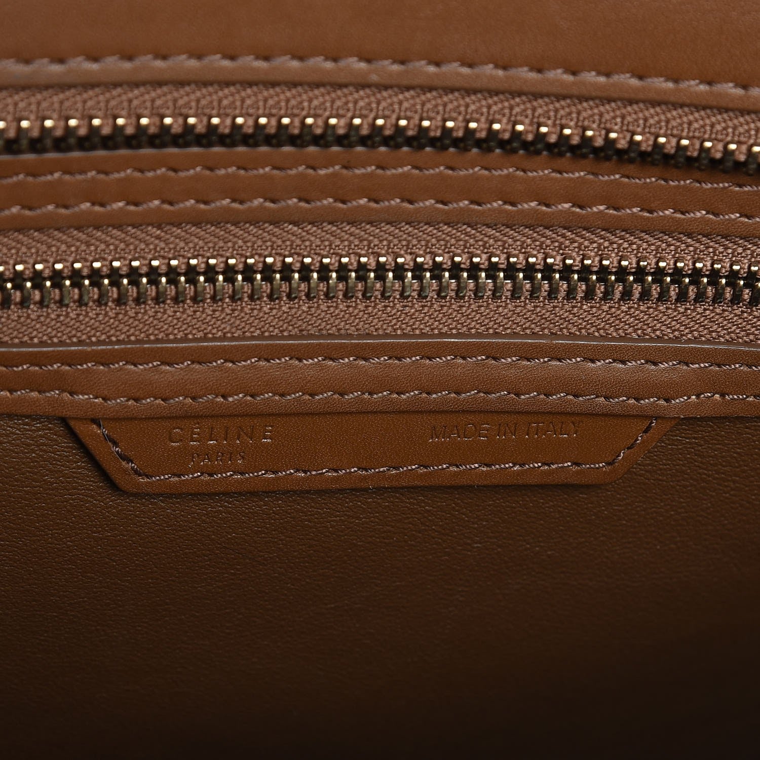 Celine Smooth Calfskin Tri-color Micro Luggage Brown 6 of 18