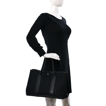 Hermes Toile Negonda Garden Party Tote 36 MM Black 2 of 10