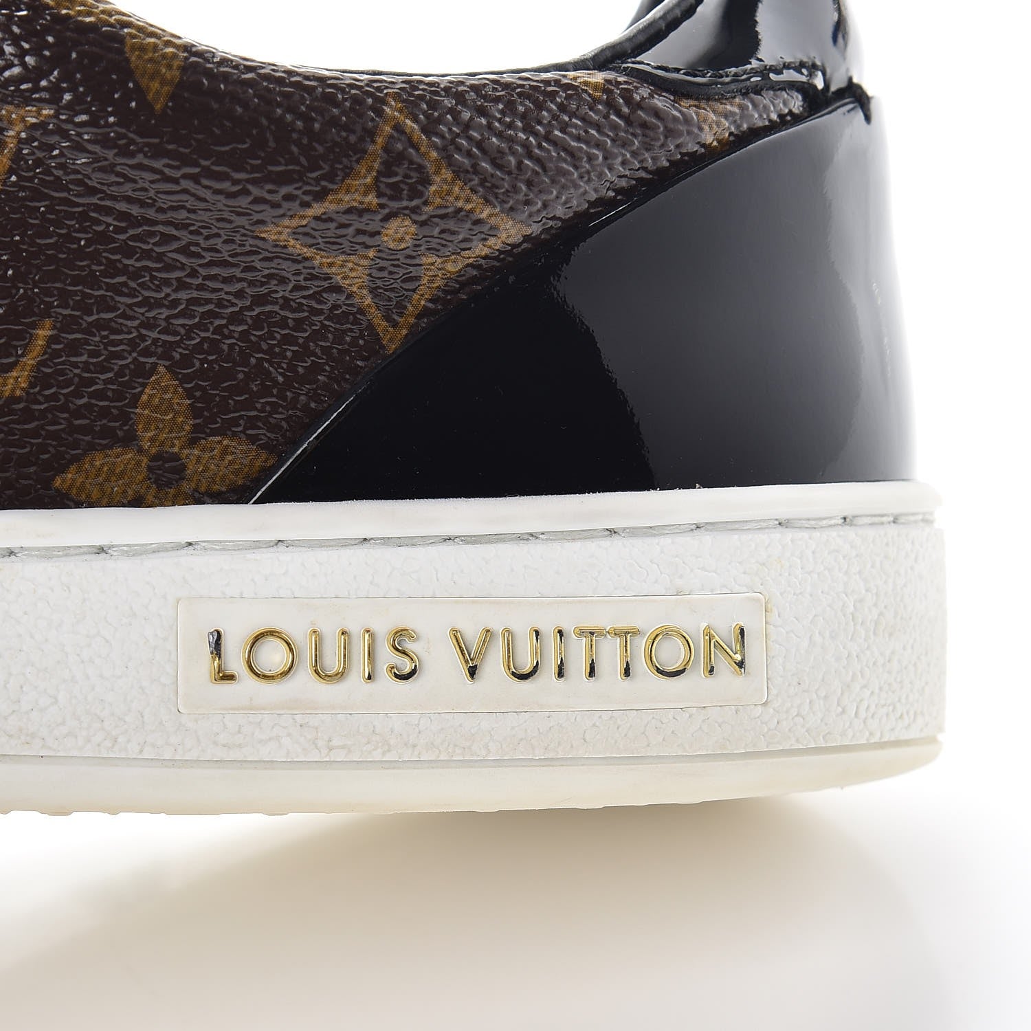 Louis Vuitton Patent Monogram Frontrow Sneakers 38 12 of 28