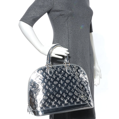 Louis Vuitton Monogram Miroir Alma MM Silver 2 of 7
