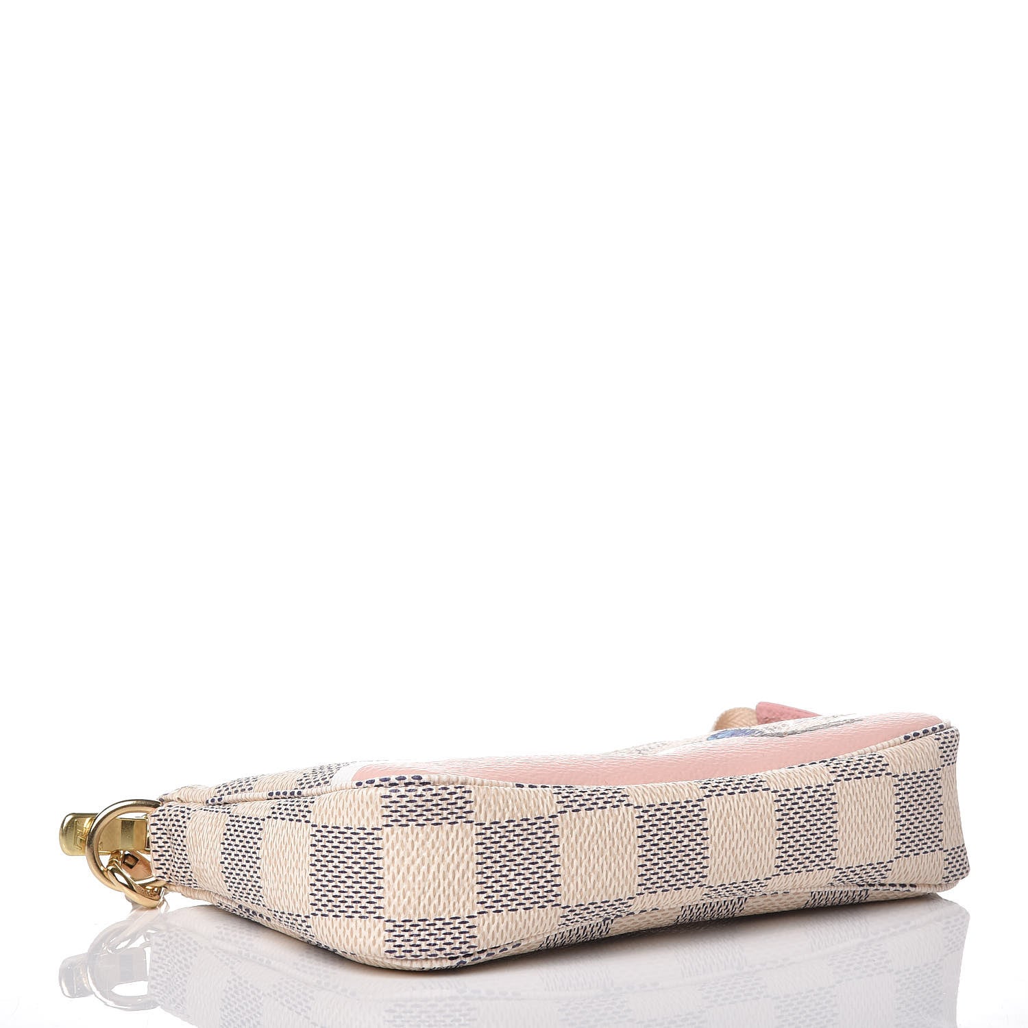 Louis Vuitton Damier Azur 2018 Christmas Animation Mini Pochette Accessories 4 of 8