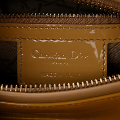 Christian Dior Patent Cannage Medium Lady Dior Beige 6 of 10