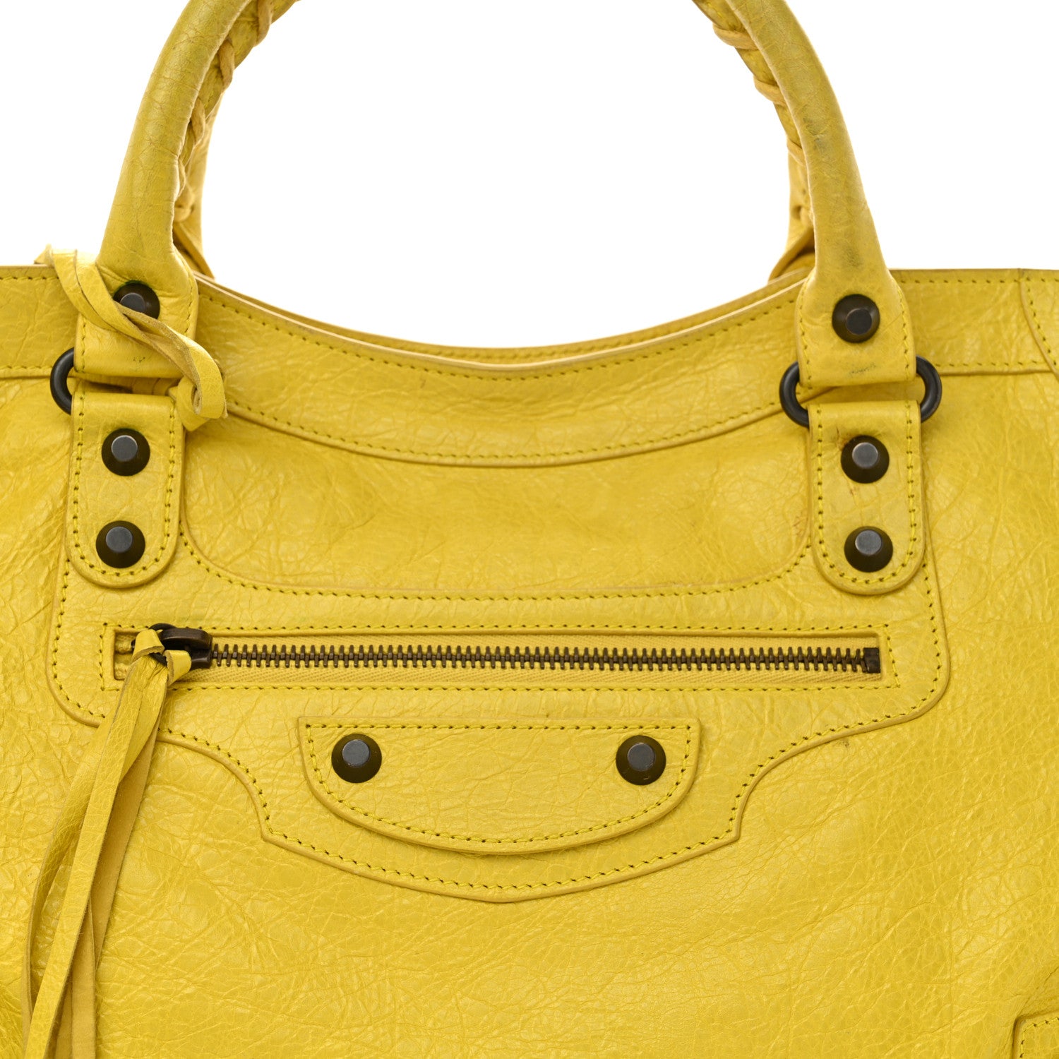 Balenciaga Agneau Classic Hardware City Curry 9 of 20
