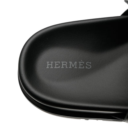Hermes Nappa Extra Sandals 36 Black 7 of 9