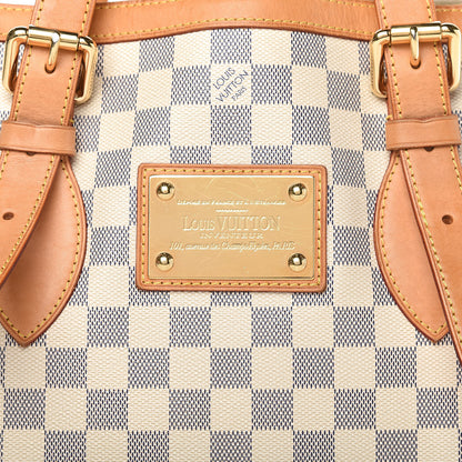 Louis Vuitton Damier Azur Hampstead MM 9 of 14