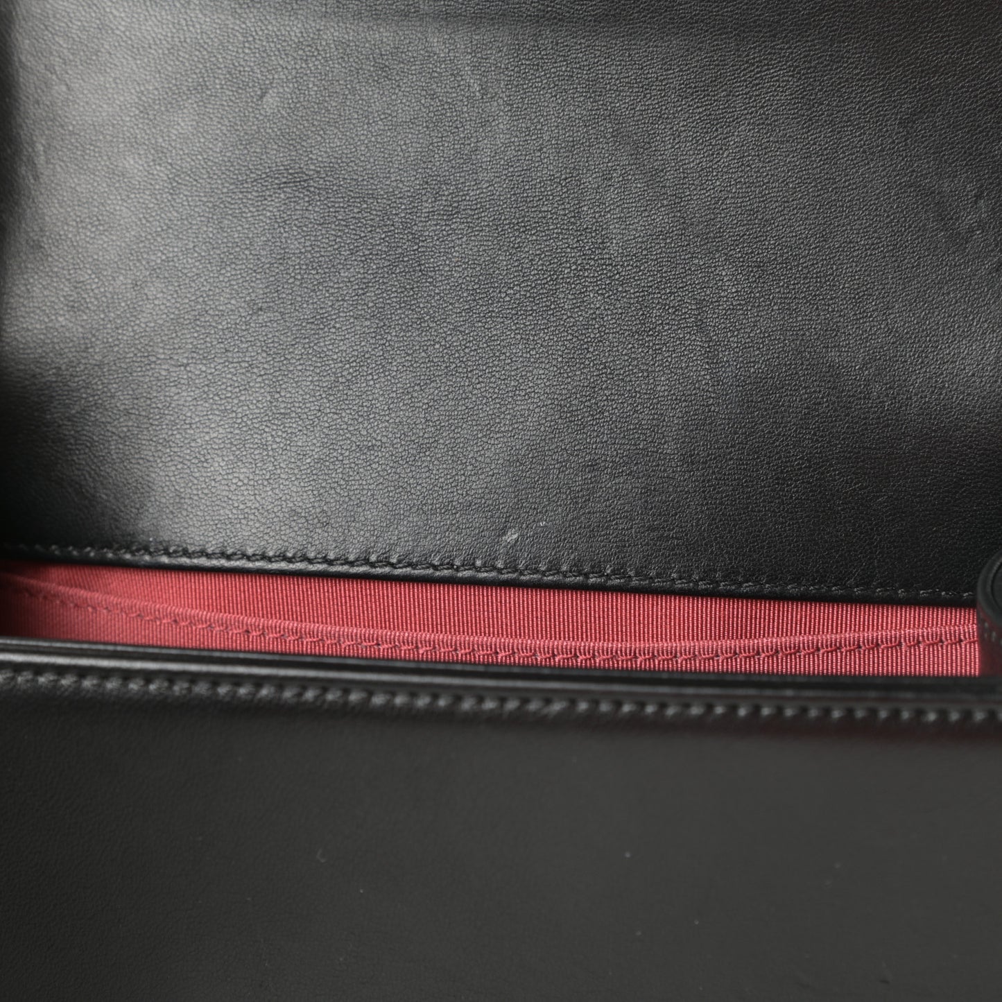 Lambskin Tweed Sequin Quilted Small Boy Flap Black