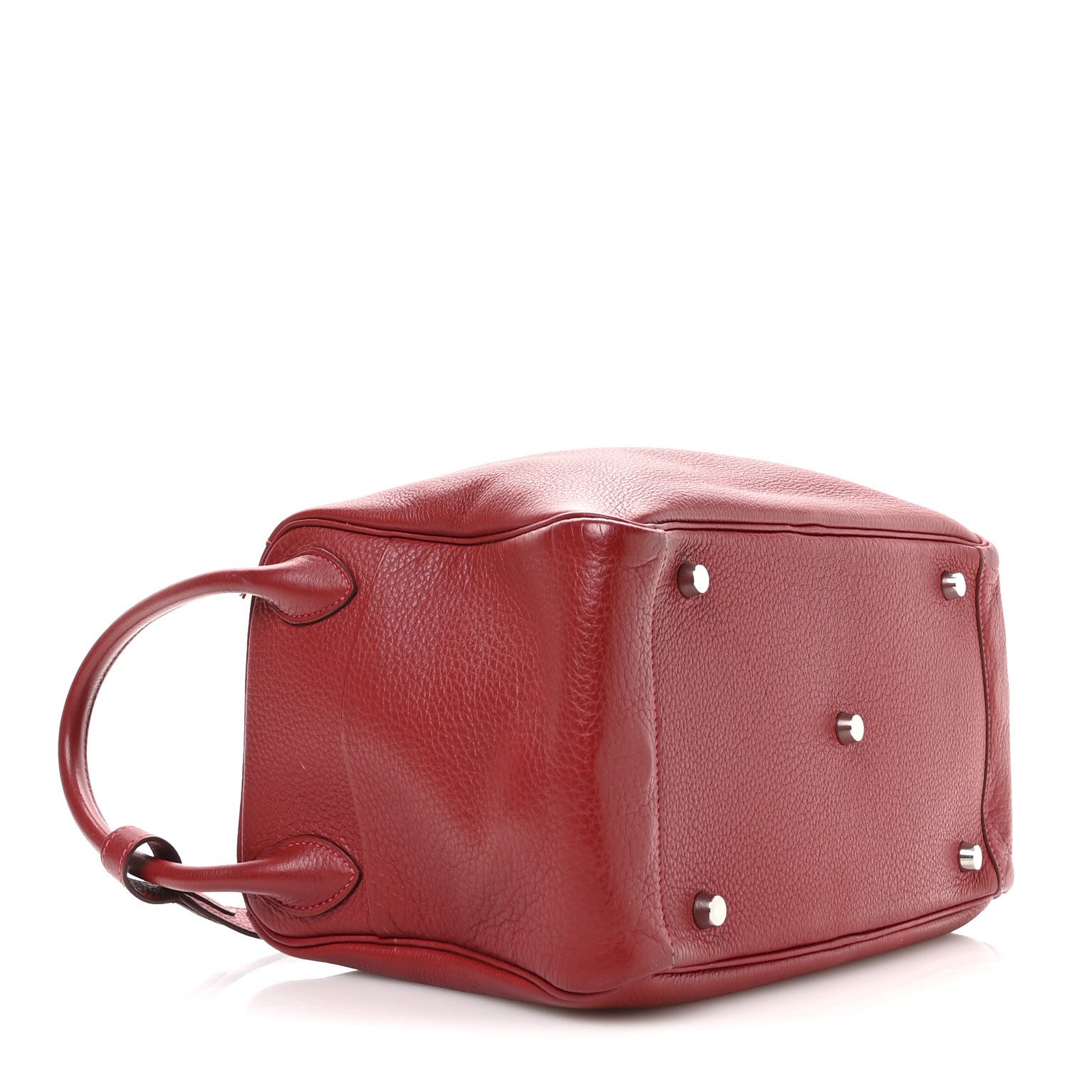 Hermes Taurillon Clemence Lindy 30 Rouge Vif 4 of 12