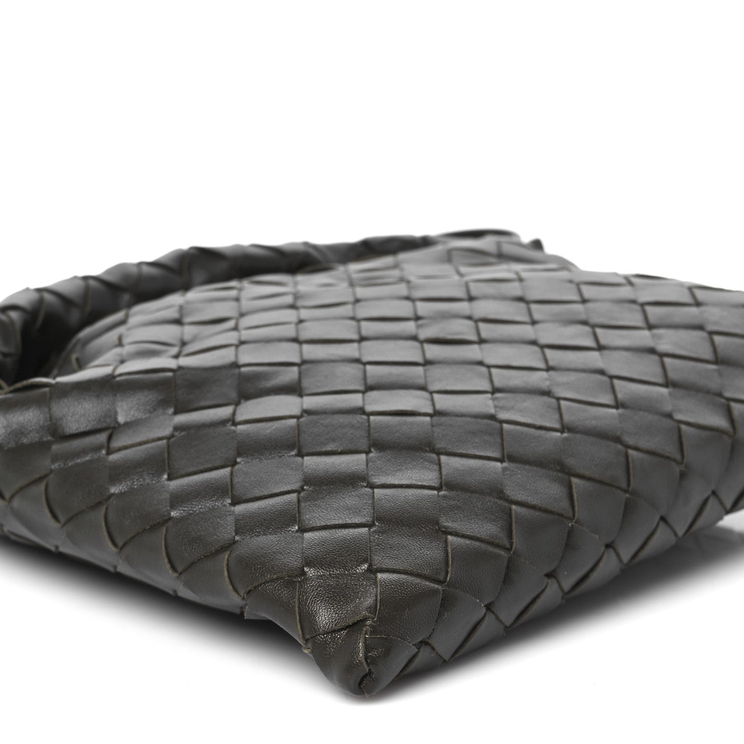 Bottega Veneta Calfskin Intrecciato Mini Hop Kaki 10 of 11