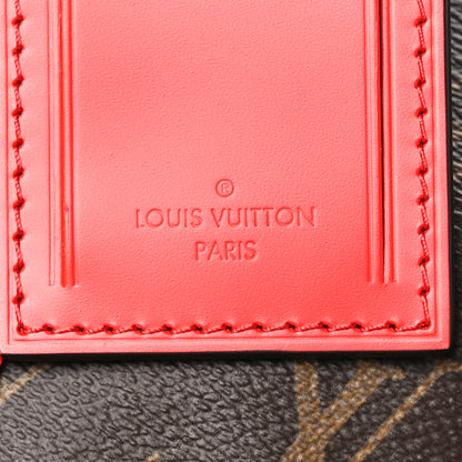 Louis Vuitton Calfskin Monogram Keepall Bandouliere 50 Coquelicot 6 of 9