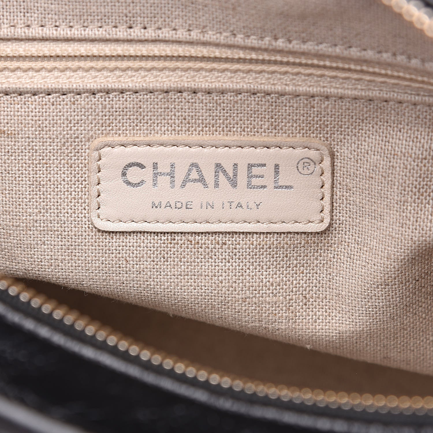 Chanel Tweed Calfskin Medium Gabrielle Hobo Black Brown 6 of 12