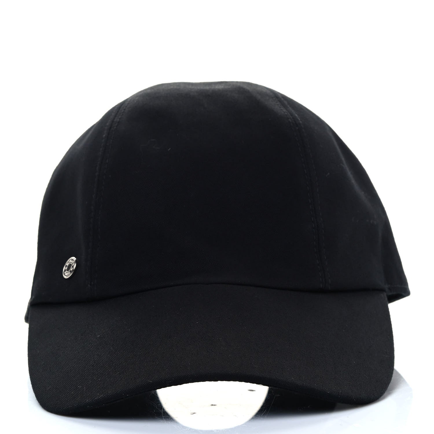 Hermes Cotton Serena Cap 57 Black 7 of 11