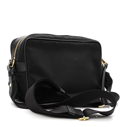 Prada Tessuto Nylon Soft Calf Camera Bag Black 3 of 10
