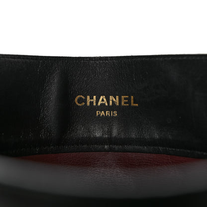Chanel Lambskin Quilted Flat Tote Black 6 of 12