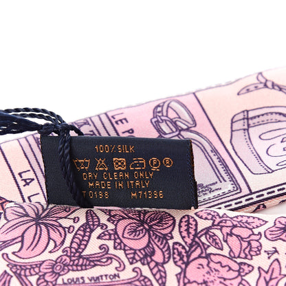 Louis Vuitton Silk Jeu De Louis BB Bandeau Pink 4 of 4