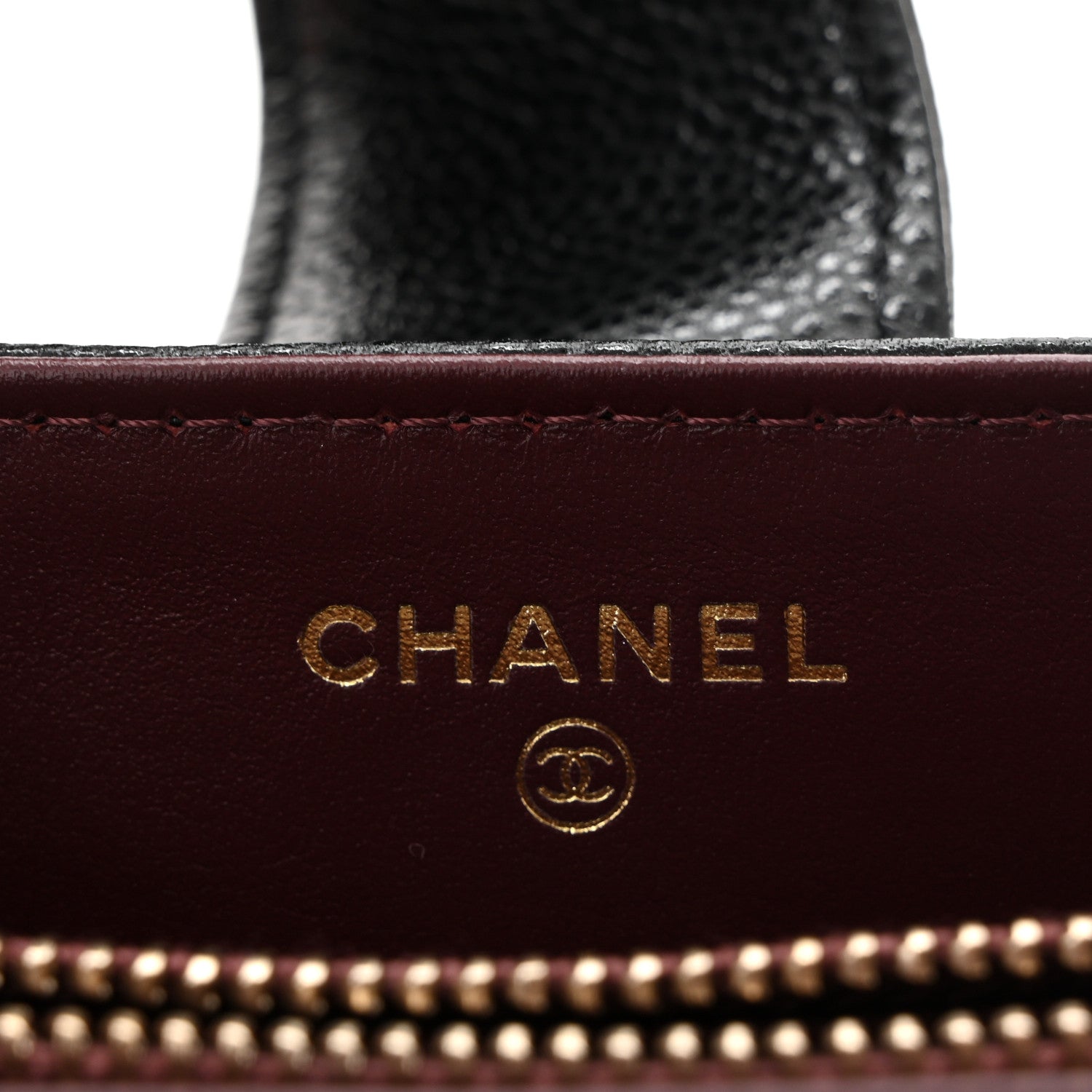 Chanel Caviar Quilted Business Affinity Phone Holder With Chain Black 6 of 11