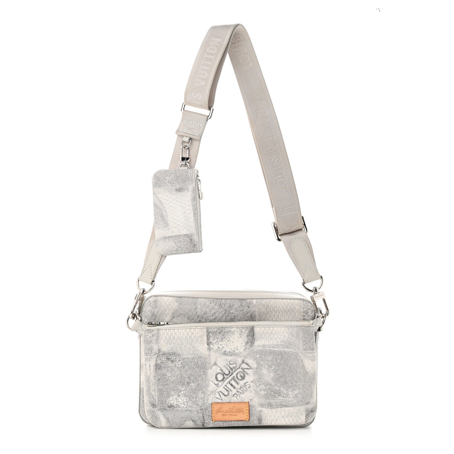 Louis Vuitton Damier Salt Trio Messenger Stone Grey 1 of 14