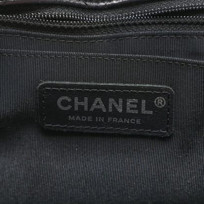 Chanel Lambskin Quilted Jumbo Paris Dallas Single Flap Black 6 of 10