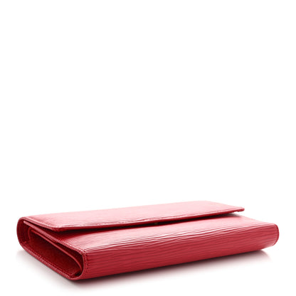 Louis Vuitton Epi Porte Tresor International Wallet Castillan Red 4 of 11
