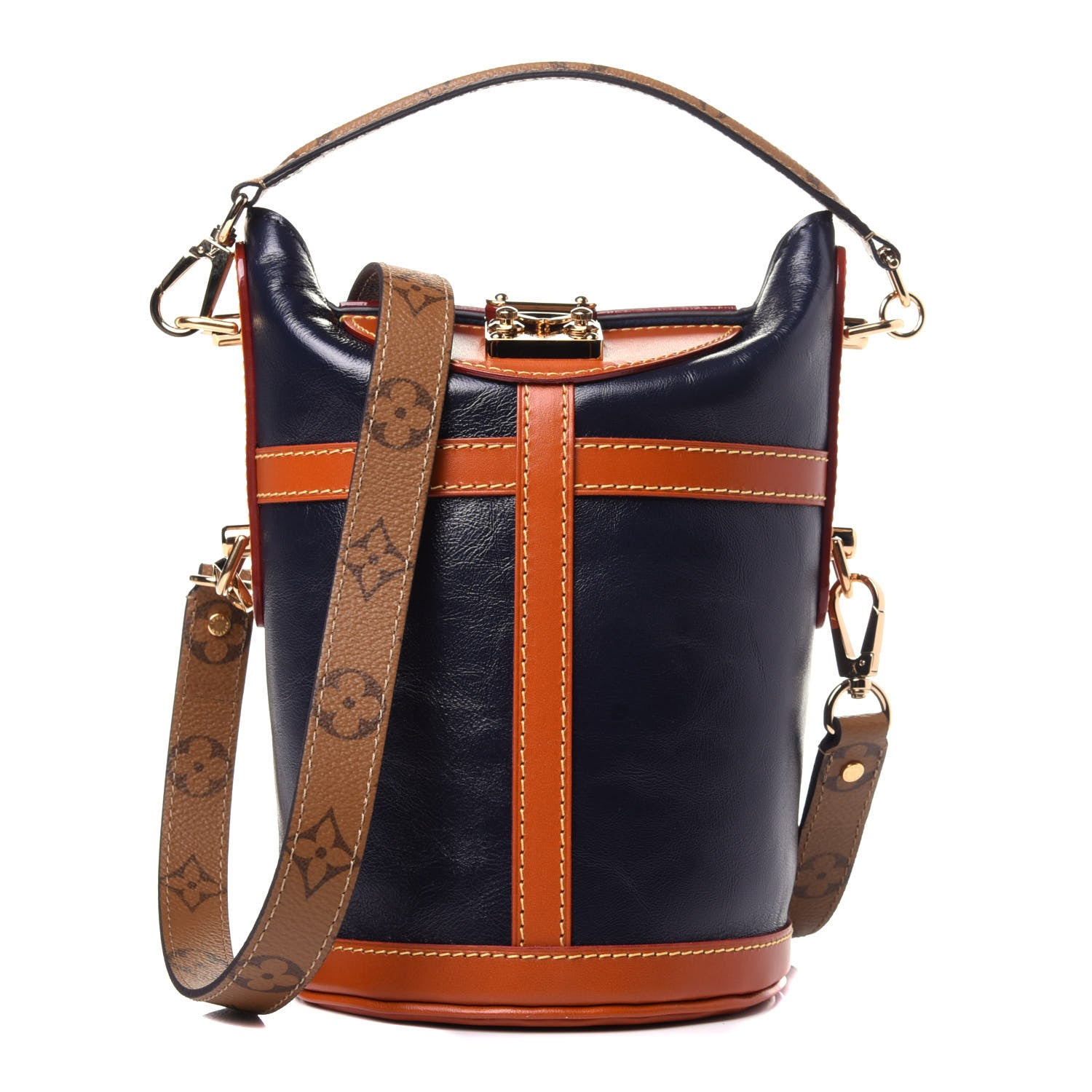 Louis Vuitton Calfskin Duffle Bag Navy 1 of 10