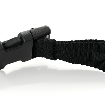 Balenciaga Nylon Canvas Logo Piercing Explorer Beltpack Black White 11 of 13