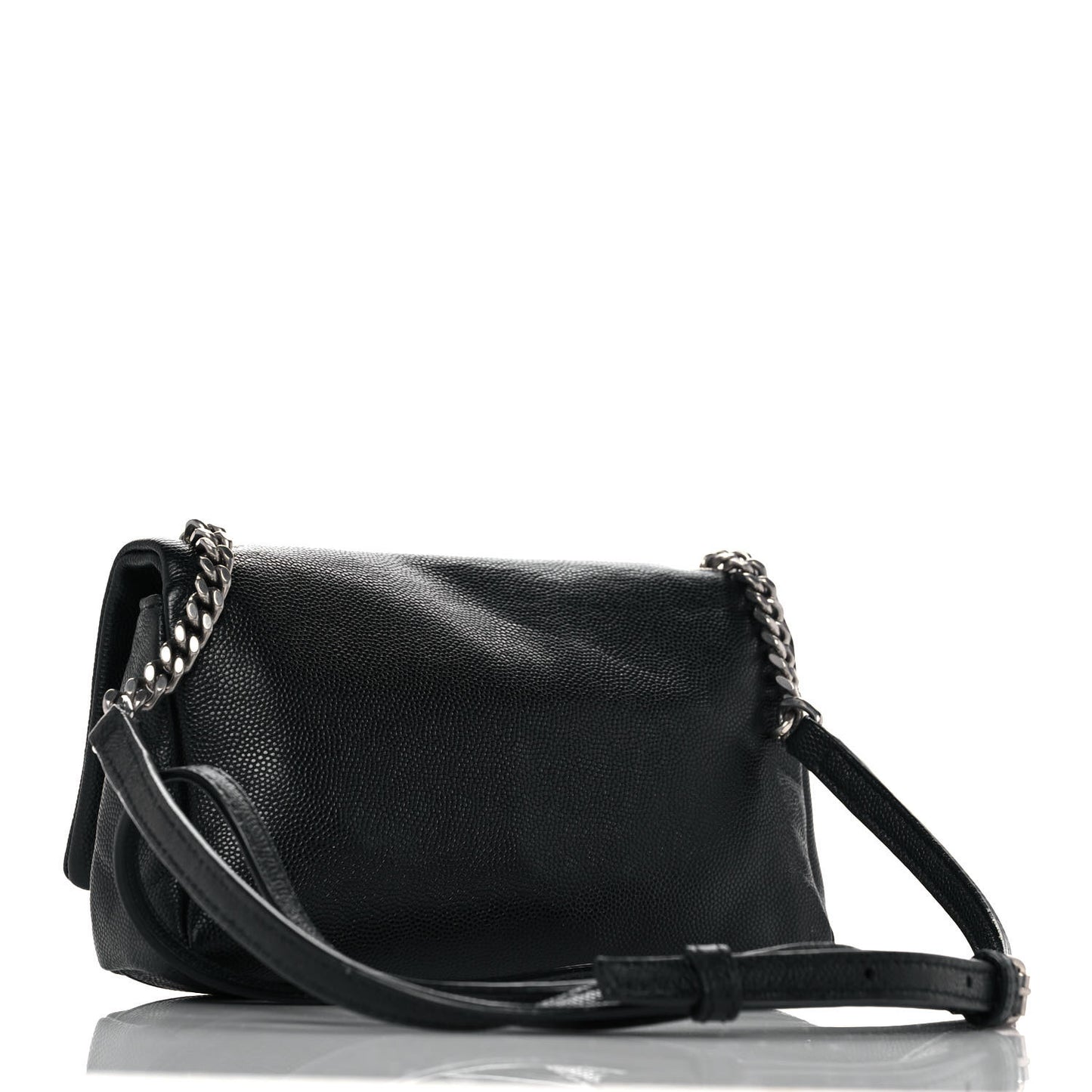 Grain De Poudre Monogram Toy West Hollywood Fold-Over Bag Black