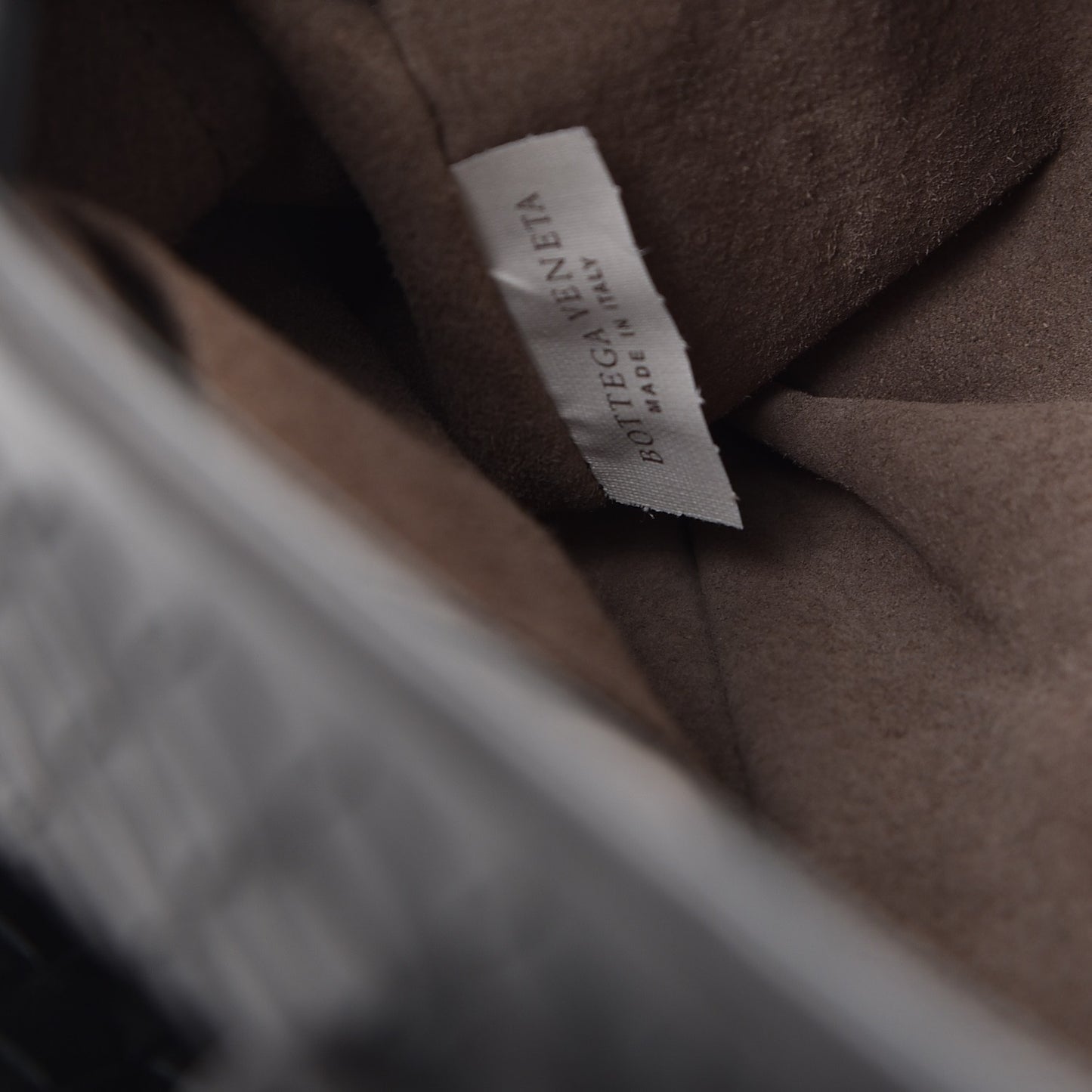 Nappa Intrecciato Medium Top Handle Tote Nero Black