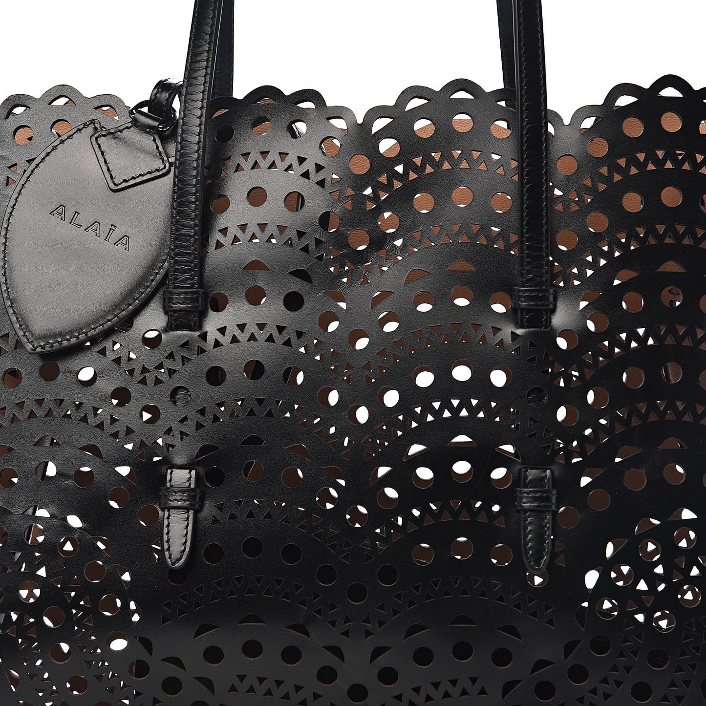 Lux Calfskin Vienne Wave 32 Bag Black