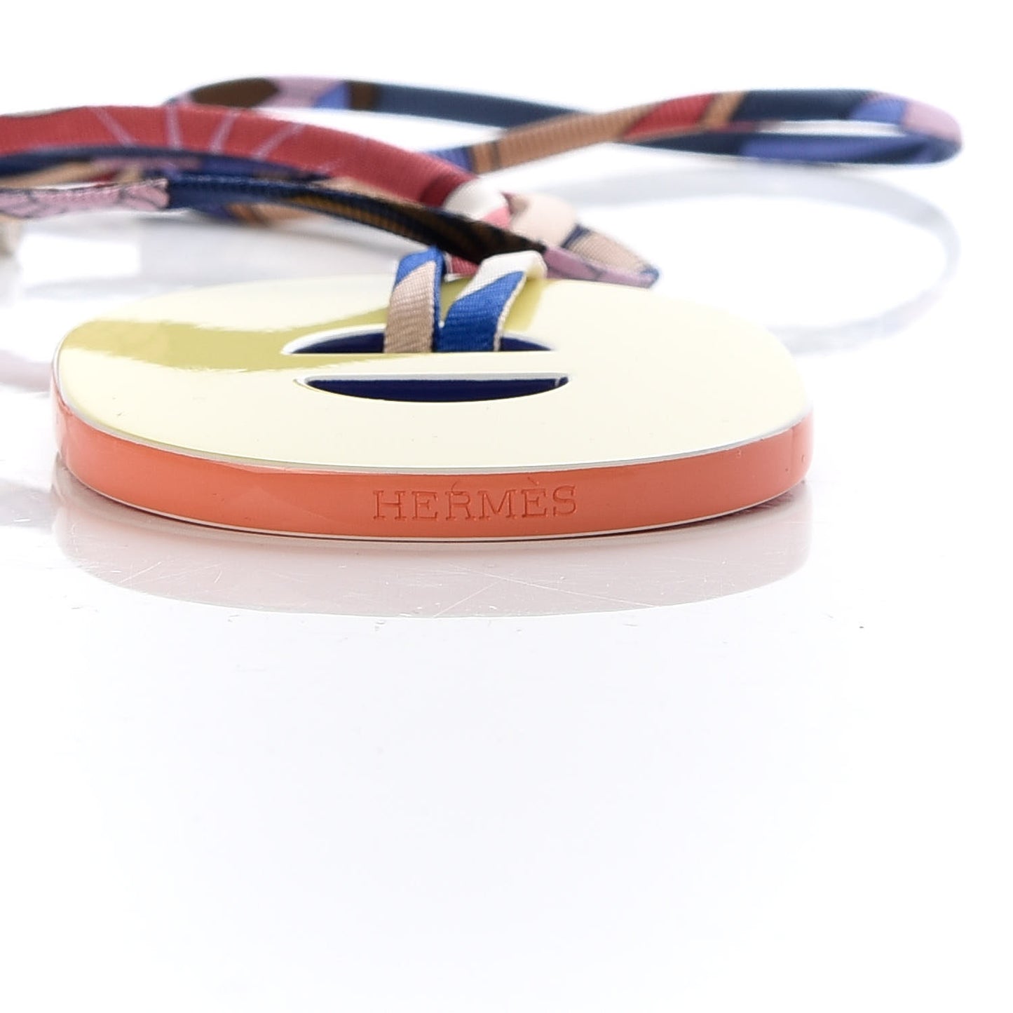 Lacquered Buffalo Horn Pendant Necklace