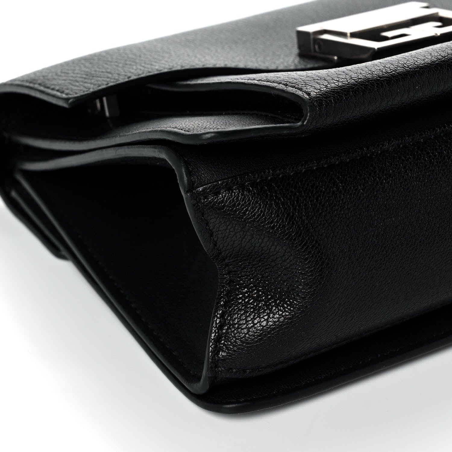 Givenchy Sugar Goatskin Small GV3 Shoulder Bag Black 8 of 10